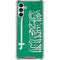 Saudi Arabia Flag Distressed Galaxy A13 5G Clear Case